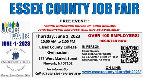 06 01 Essex County Job Fair Irvington Public Schools 06 01 Essex County Job Fair Irvington Public Schools
