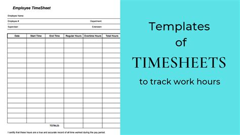 10 Best Timesheet Templates To Track Work Hours 10 Best Timesheet Templates To Track Work Hours