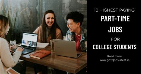 10 Highest Paying Part Time Jobs For College Students Earn Money 10 Highest Paying Part Time Jobs For College Students Earn Money