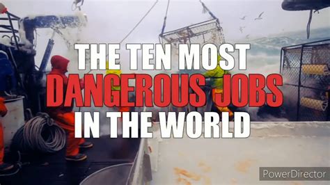 10 Most Dangerous Jobs In The World Youtube 10 Most Dangerous Jobs In The World Youtube