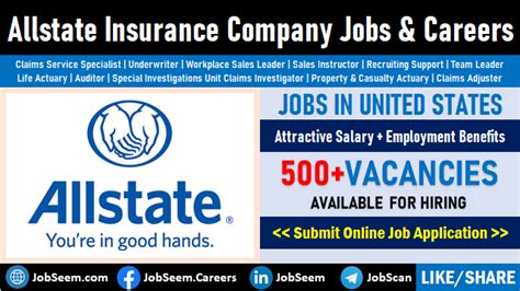 100 Allstate Careers 2023 Exciting Insurance Job Vacancies