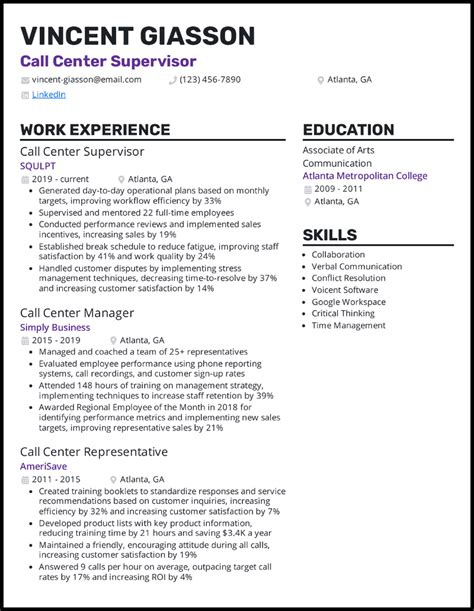 11 Supervisor Resume Examples That Worked In 2025 11 Supervisor Resume Examples That Worked In 2025