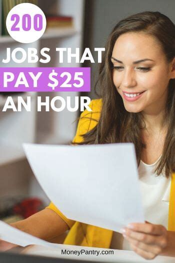 200 Jobs That Pay 25 An Hour Some Without A Degree Moneypantry 200 Jobs That Pay 25 An Hour Some Without A Degree Moneypantry
