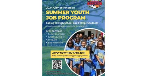 2024 City Of Paterson Summer Youth Job Program Now Accepting Applications Paterson Nj News Tapinto Tapinto 2024 City Of Paterson Summer Youth Job Program Now Accepting Applications Paterson Nj News Tapinto Tapinto