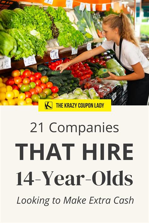 21 Companies And Jobs That Hire At 14 The Krazy Coupon Lady 21 Companies And Jobs That Hire At 14 The Krazy Coupon Lady
