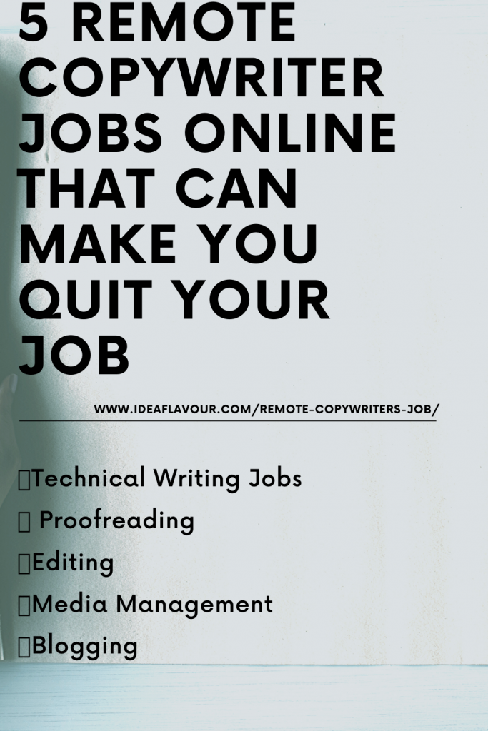 5 Amazing Remote Copywriter Jobs Online In 2020 Idea Flavour 5 Amazing Remote Copywriter Jobs Online In 2020 Idea Flavour