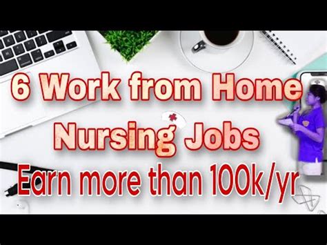 6 Remote Work From Home Nursing Jobs Youtube 6 Remote Work From Home Nursing Jobs Youtube
