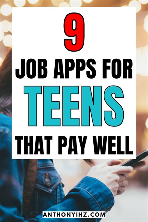 9 Job Apps For Teens That Pay Well Anthony Ihz 9 Job Apps For Teens That Pay Well Anthony Ihz