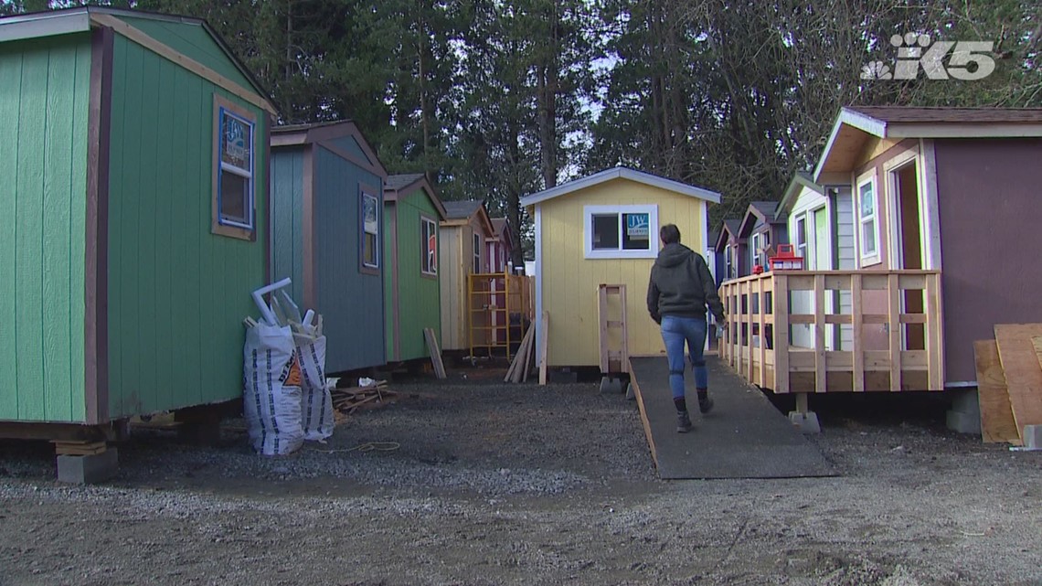 A Look At Olympia S Tiny Home Village For The Homeless King5 Com A Look At Olympia S Tiny Home Village For The Homeless King5 Com