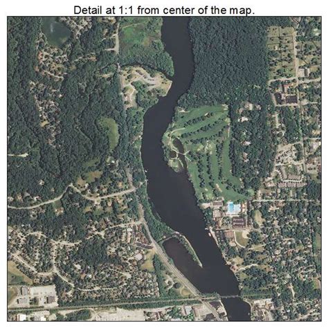 Aerial View Of St Charles Illinois