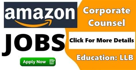 Amazon Job Openings For Corporate Counsel Apply To Join Our Team Amazon Job Openings For Corporate Counsel Apply To Join Our Team