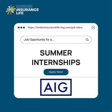 Apply For Various Summer Jobs At Aig London Insurance Life Posted On Apply For Various Summer Jobs At Aig London Insurance Life Posted On