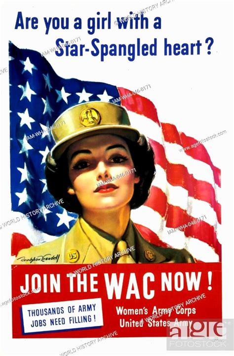 Are You A Girl With Star Spangled Heart Join The Wac Now Thousands Are You A Girl With Star Spangled Heart Join The Wac Now Thousands