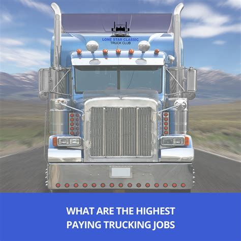 Best Paying Trucking Jobs