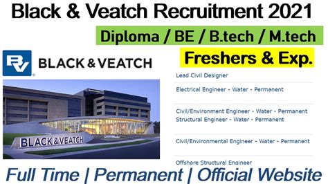 Black And Veatch Jobs