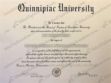 Buy Fake Quinnipiac University Degree Fake Quinnipiac Degree