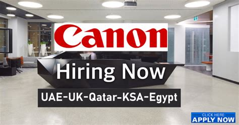 Canon Inc Jobs