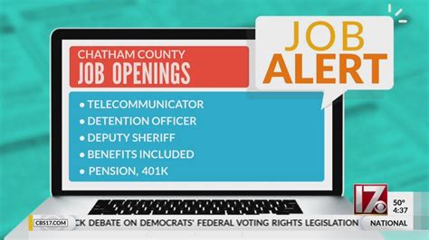 Chatham County Job Openings