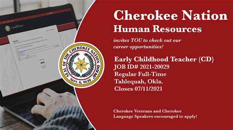Cherokee Nation Job Openings