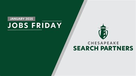 Chesapeake Search Partners January Jobs Friday Is Here We Break Down The December Jobs Report Share Industry Insights For 2025 And Highlight This Month S Top Job Instagram Chesapeake Search Partners January Jobs Friday Is Here We Break Down The December Jobs Report Share Industry Insights For 2025 And Highlight This Month S Top Job Instagram