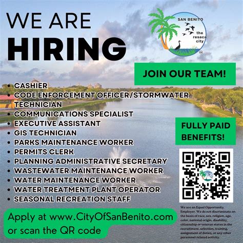 City Of San Benito Jobs