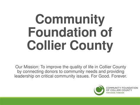 Community Foundation Of Collier County Ppt Download Community Foundation Of Collier County Ppt Download