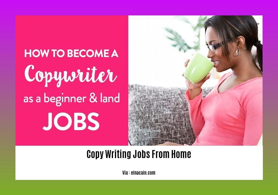 Copy Writing Jobs