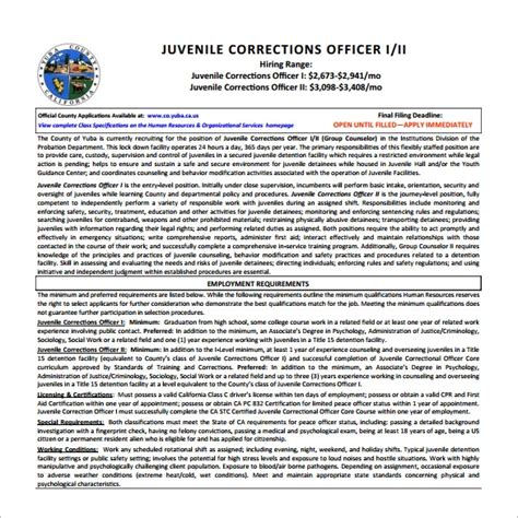 Correctional Officer Job Description Workable Correctional Officer Job Description Workable