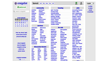 Craigslist Hawaii Jobs Oahu