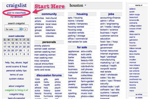 Craigslist Houston Jobs