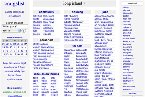 Craigslist Long Island Jobs