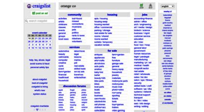Craigslist Orange Jobs