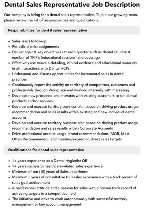 Dental Sales Rep Jobs