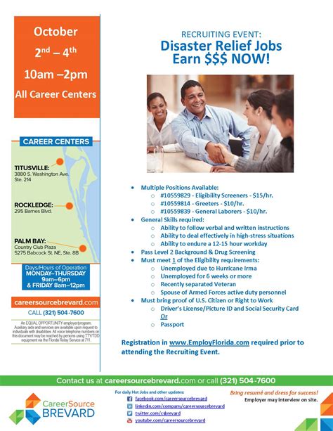 Disaster Relief Job Openings