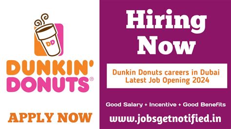 Dunkin Jobs Dunkin Jobs