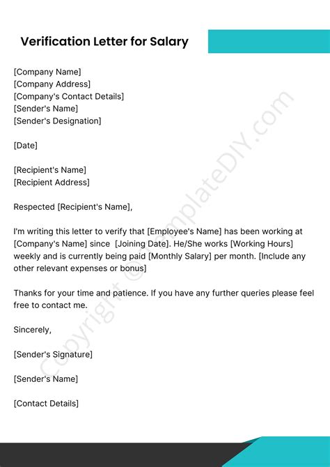 Employment Verification Letter Employee Salary Verification Template Employment Verification Letter Employee Salary Verification Template