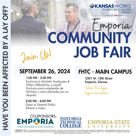 Emporia Community Job Fair Visit Emporia Kansas Emporia Community Job Fair Visit Emporia Kansas