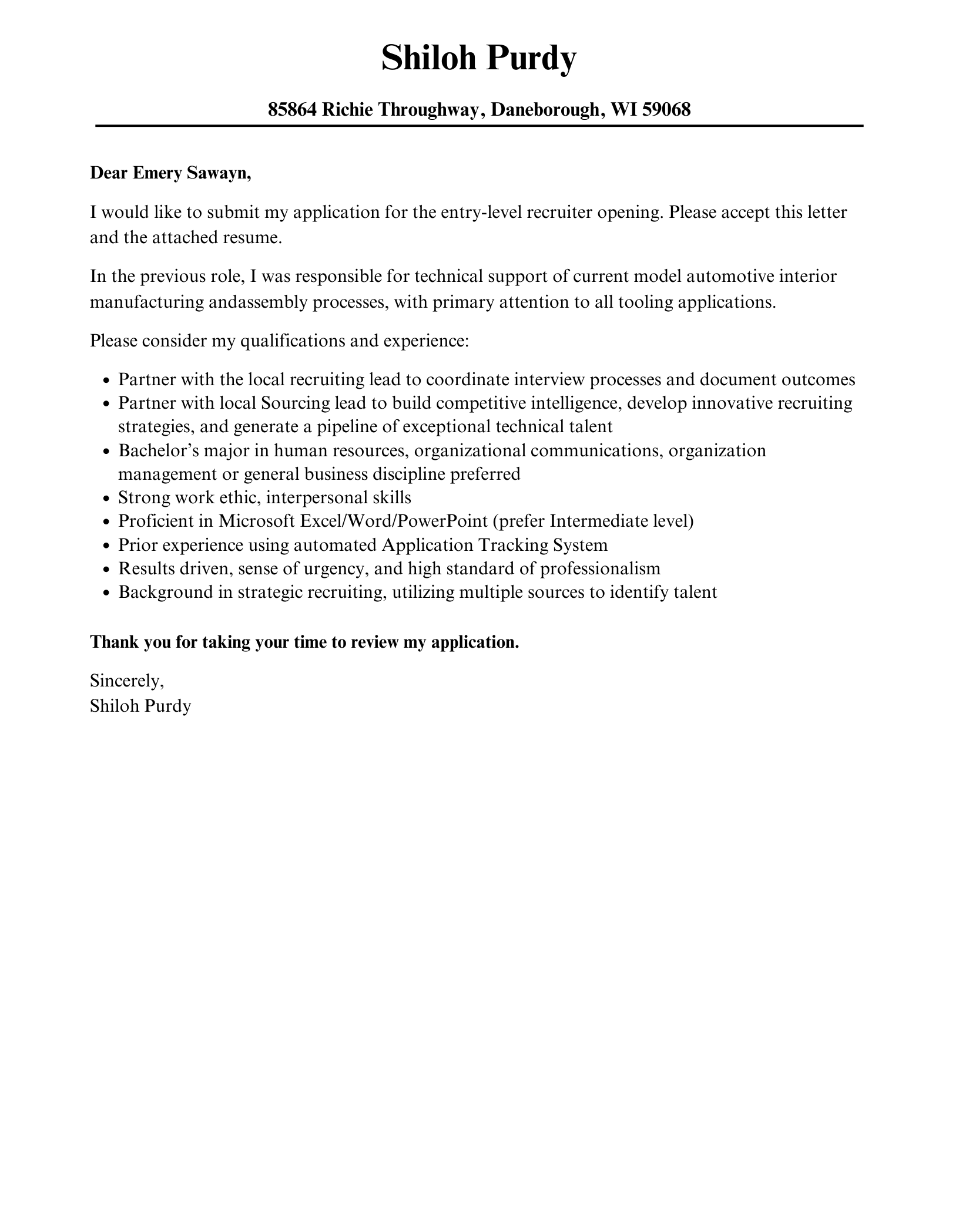 Entry Level Recruiter Jobs