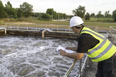 Environmental Engineers Work At Wastewater Treatment Plants Water Environmental Engineers Work At Wastewater Treatment Plants Water