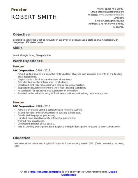 Exam Proctor Jobs