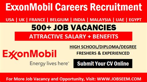 Exxon Job Search