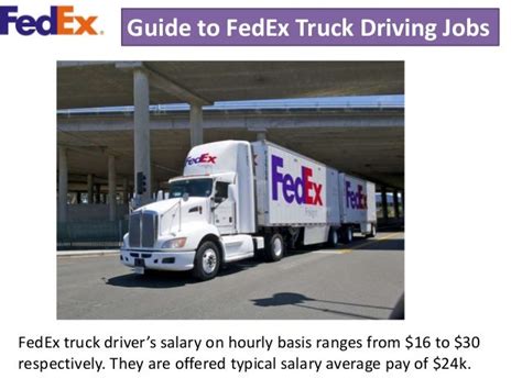 Fedex Truck Driving Jobs Fedex Truck Driving Jobs