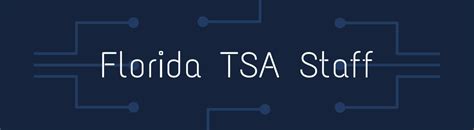 Fl Tsa Staff Florida Tsa