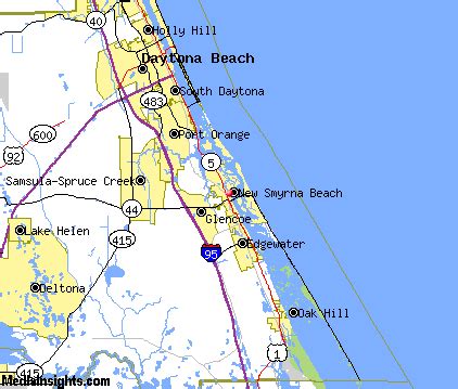 Florida Map New Smyrna Beach Florida Map New Smyrna Beach