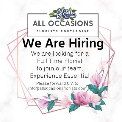 Florist Job Near Me