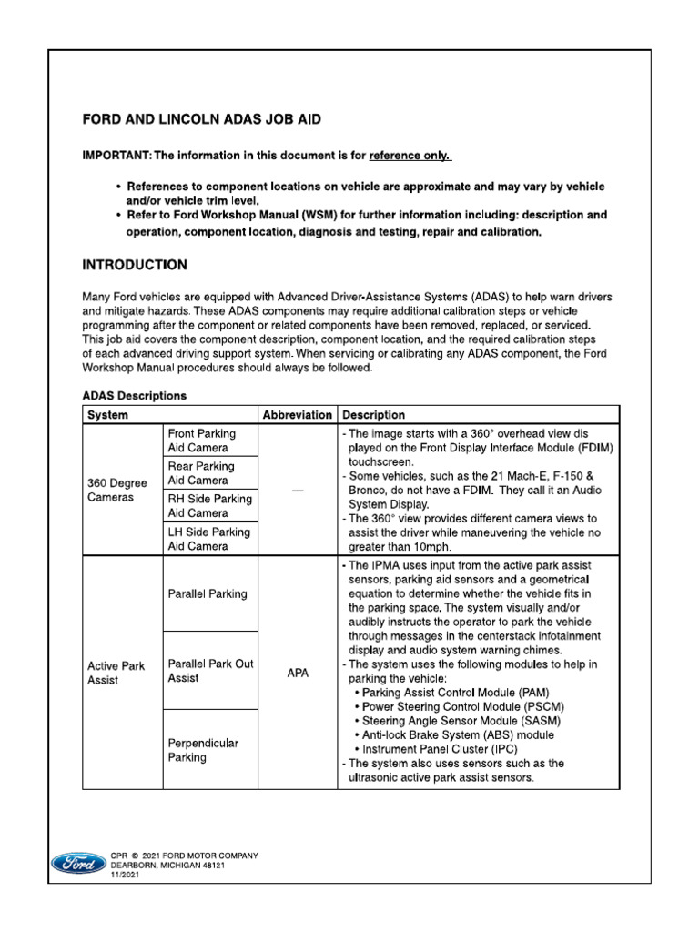 Ford Job Search