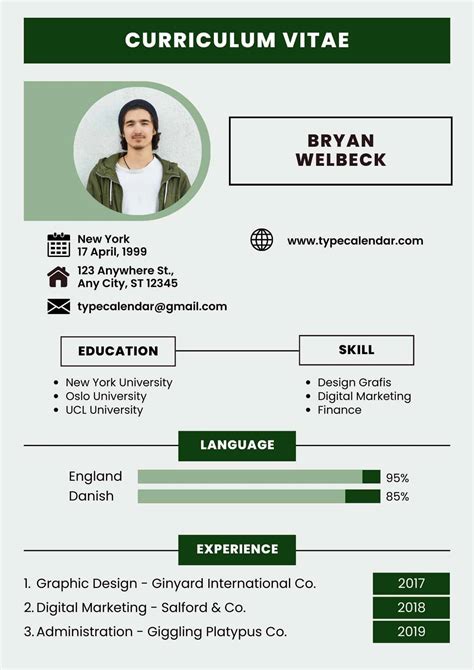 Free Printable Curriculum Vitae Cv Template Make Your Job Search Free Printable Curriculum Vitae Cv Template Make Your Job Search
