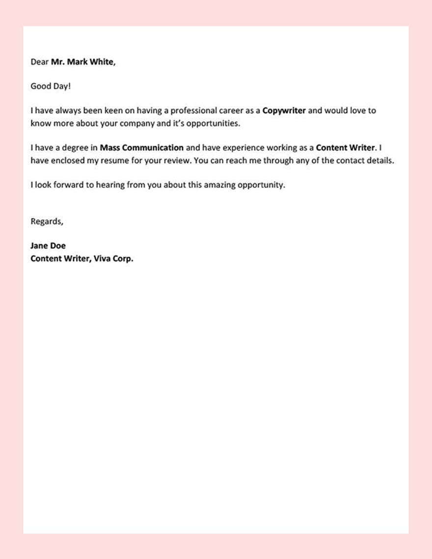 Free Printable Letter Of Interest Templates Word Pdf Sample Free Printable Letter Of Interest Templates Word Pdf Sample