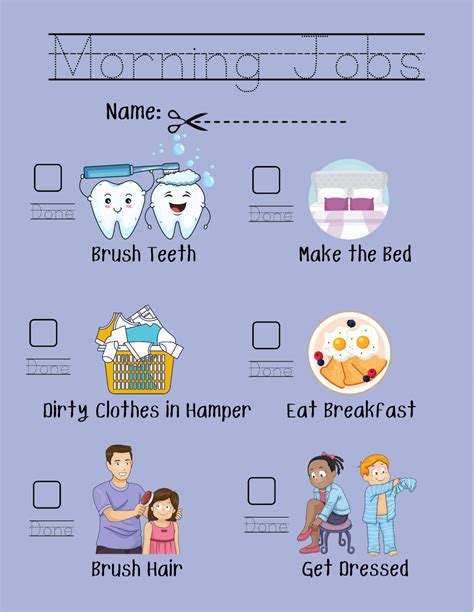 Free Printable Morning Job Chart Melissa Ferguson In 2022 Job Chart Free Printable Morning Job Chart Melissa Ferguson In 2022 Job Chart