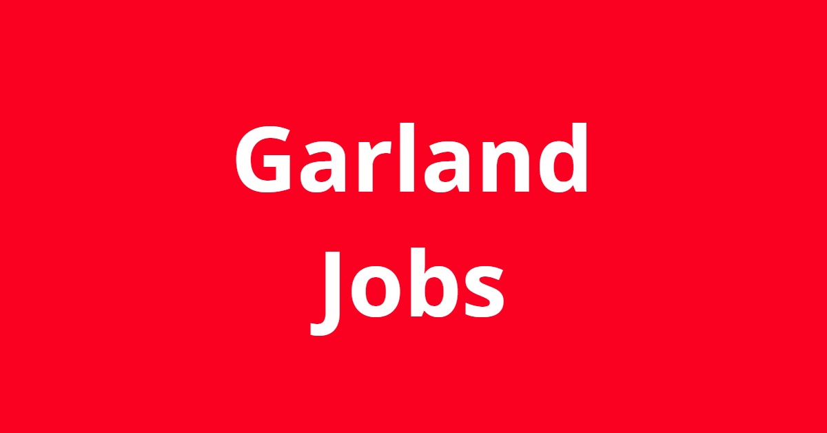 Gisd Jobs Garland Tx